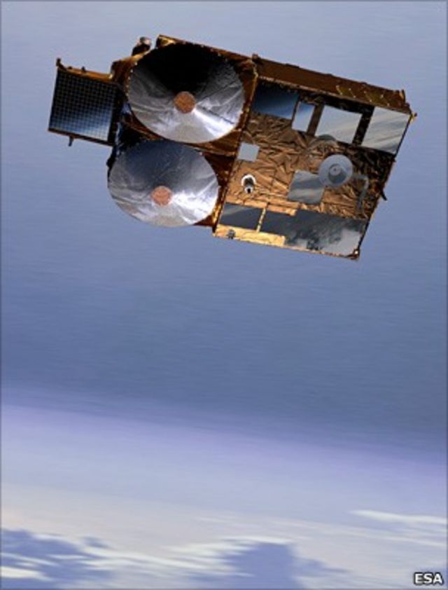 تستخدم مركبة "كريو سات" الفضائية جهاز يعمل بالرادار لقياس أسطح الصفائح الجليدية