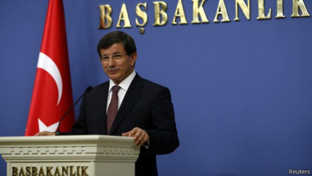 Waziri mkuu wa Uturuki Ahmet Davutoglu