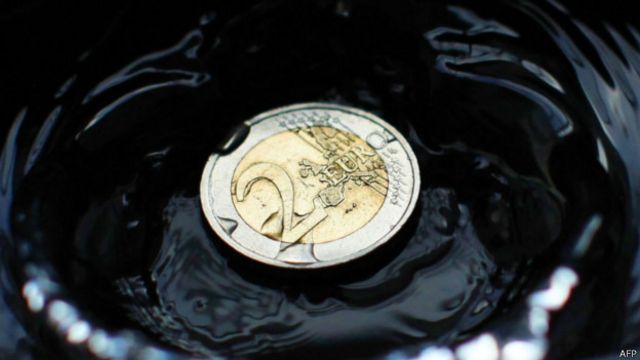 Moneda de dos euros.