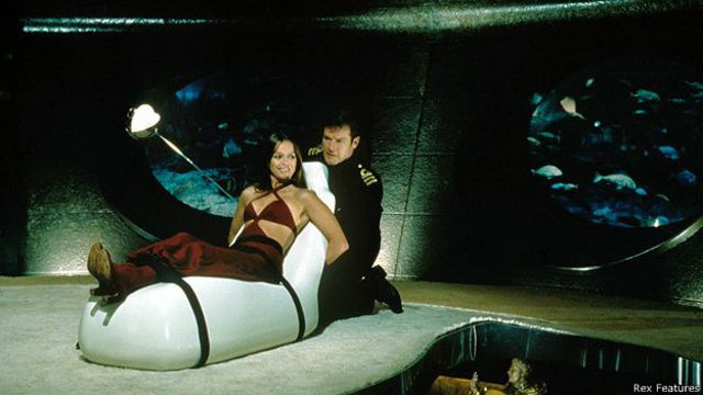 Escena de la película de James Bond "La espía que me amó"