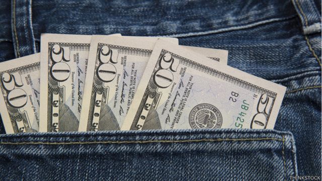 Jeans con dólares