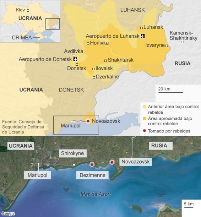 10 mapas que explican la crisis en Ucrania BBC News Mundo