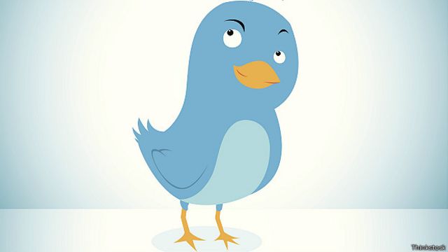 Pájaro que identifica a Twitter.