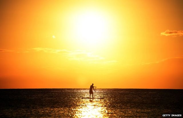 Atardecer en el Caribe