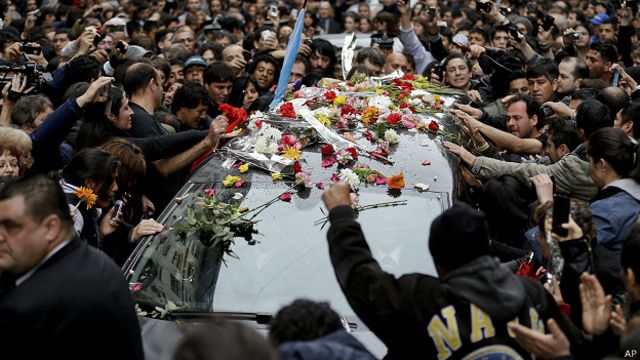 Entierro de Gustavo Cerati