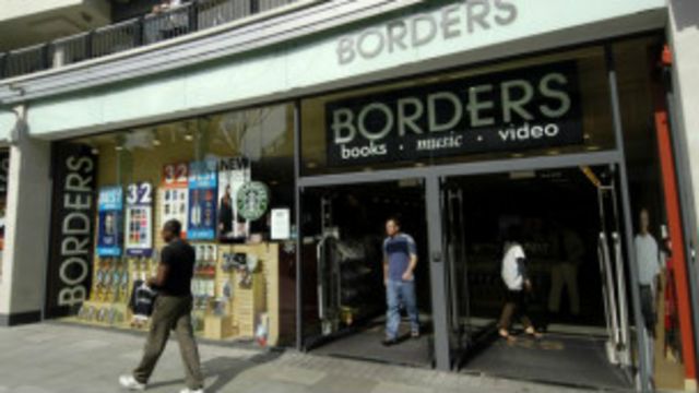 La cadena de libererías Borders fue otra víctima de los competidores digitales.