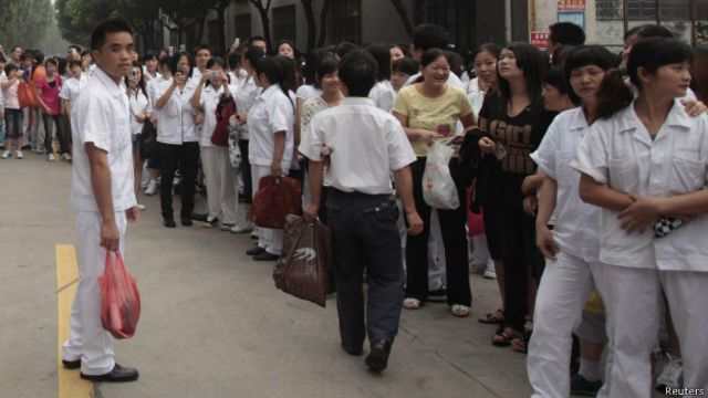 Protesta en China