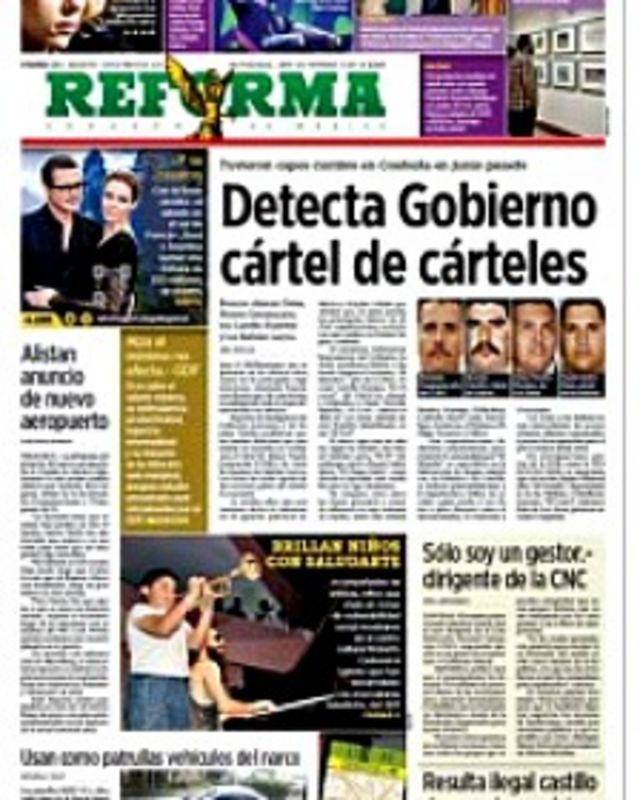 La noticia de la cumbre de capos fue dada por el diario Reforma.