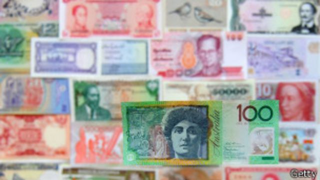 Billetes de colores