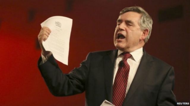 Former Prime Minister Gordon Brown is the first to plan this commitment in the former twelfth term.