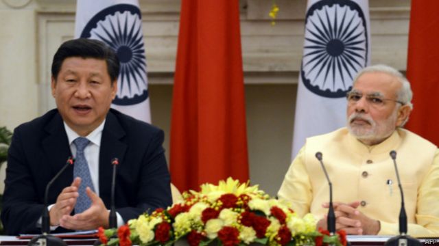 नरेंद्र मोदी और शी जिंपिंग