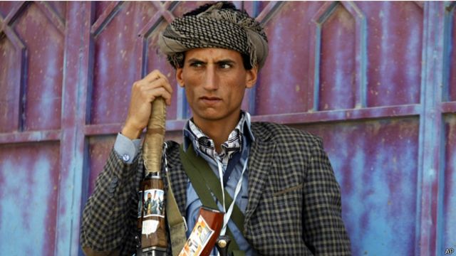 مسلح حوثي في صنعاء