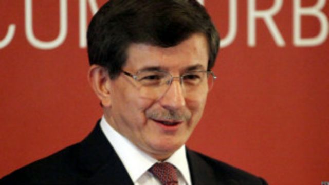 Le premier ministre turc Ahmet Davutoglu