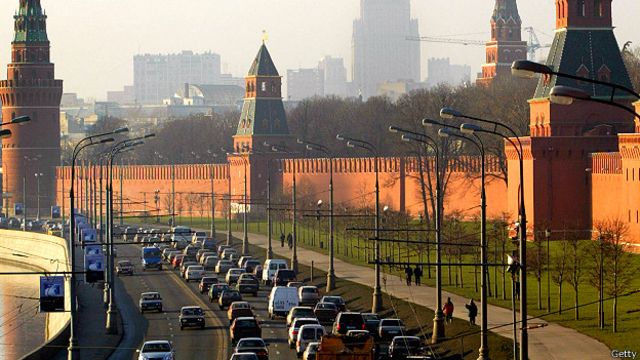 Пробки в центре Москвы
