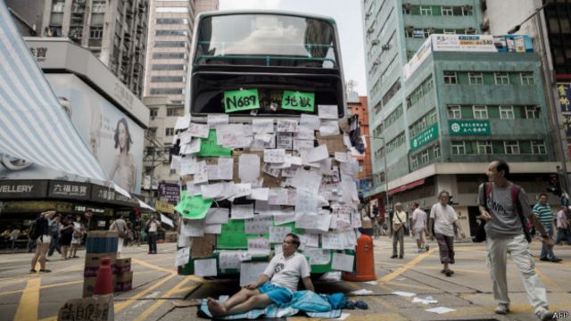 台湾多个团体将声援香港“占中”抗议