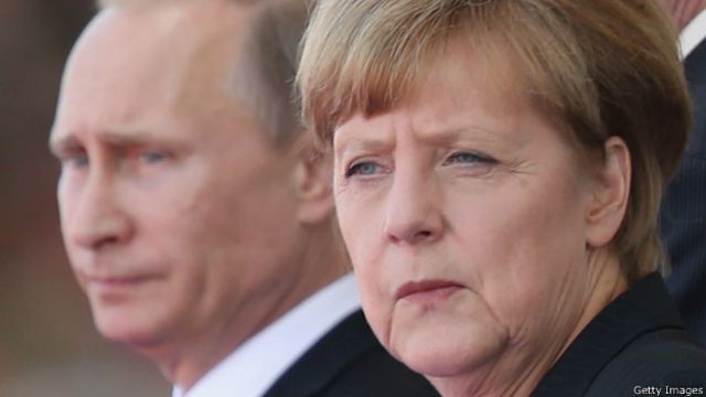 Путін і Меркель