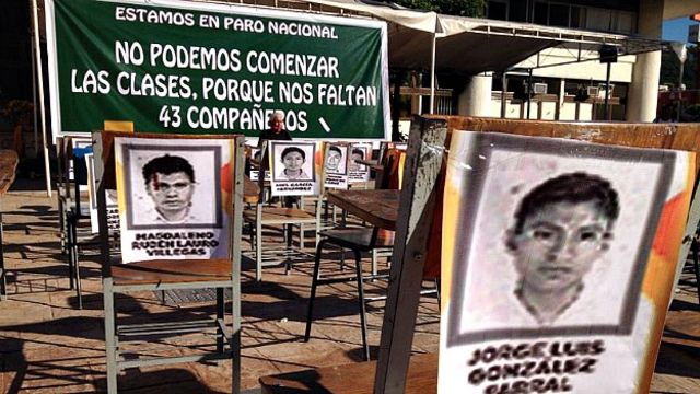 Escuela Nornmal Rural de Ayotzinapa, Guerrero.