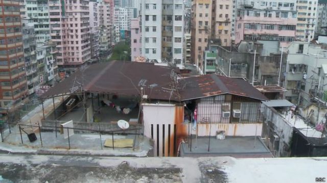 La pobreza escondida en los techos de Hong Kong - BBC News Mundo