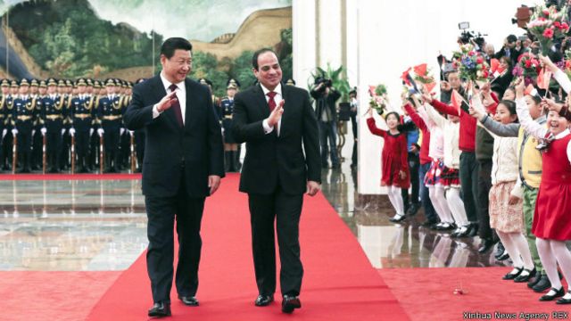 一些中國媒體人將塞西的此次中國行稱為「招商引資之旅」。