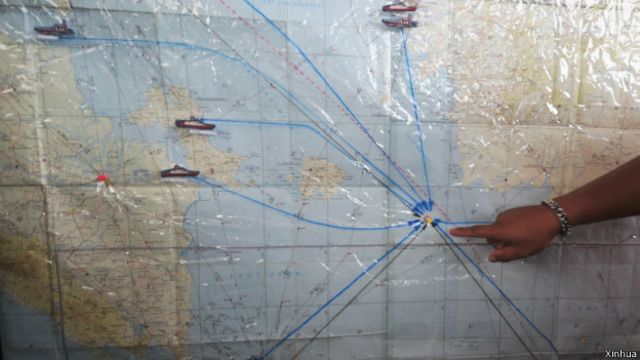 印尼官員說發現的碎片不是來自失蹤的亞洲航空航班
