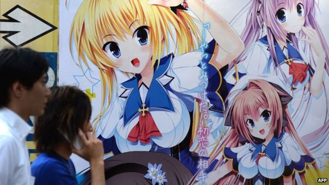 Meninas de anime. lindas colegiais japonesas de mangá de uniforme