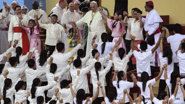 Le pape François vient de se rendre en Phillipines