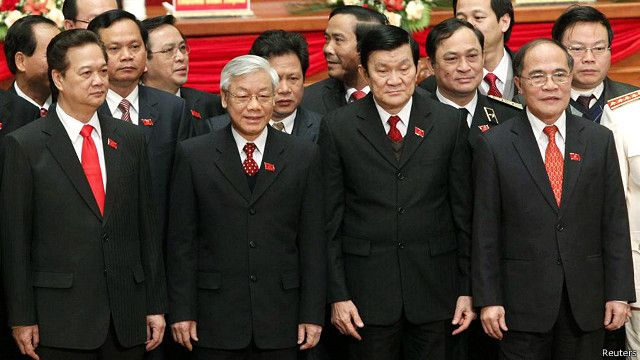 Bốn nhân vật trong 'Tứ trụ' được bầu tại Đại hội Đảng năm 2011