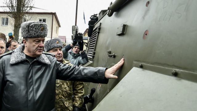 Президент Петр Порошенко у "Саксона"