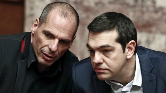 El ministro de Finanzas y el primer ministro griego