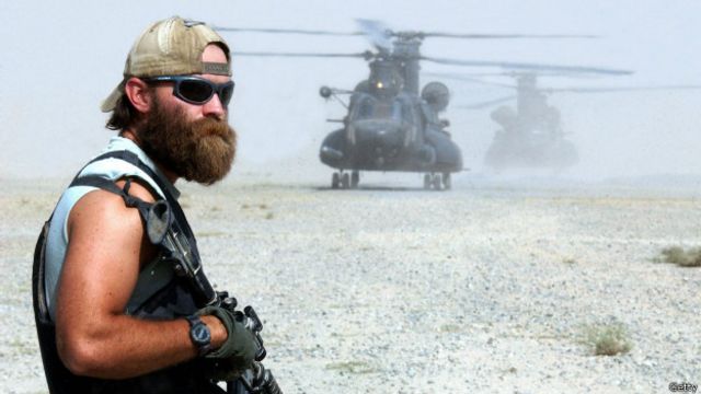 Un soldado estadounidense en Afganistán