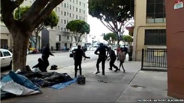 洛杉矶警方首脑为警察开枪做出辩护 bbc news 中文