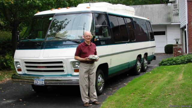 Historiador Bill Bryant tem seu GMC desde 1976, com o qual já rodou 320 mil km