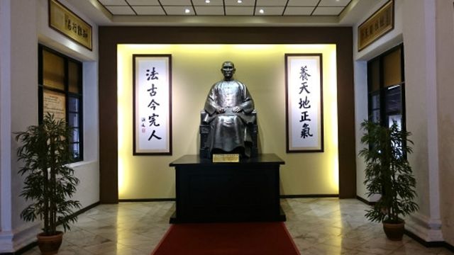 檳城孫中山紀念館內景。（攝影：子川）