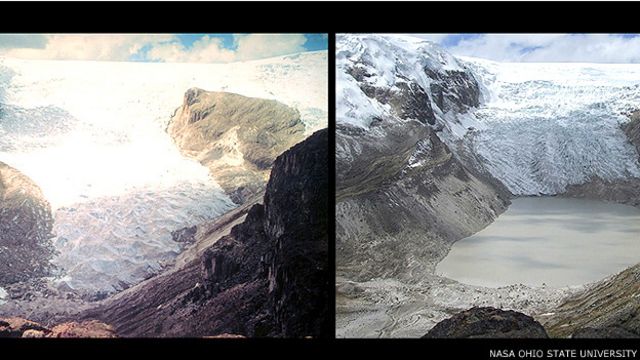 Glaciar Qori Kalis en Perú