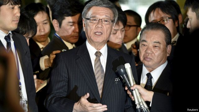 安倍與沖繩知事東京會談互不退讓 c News 中文