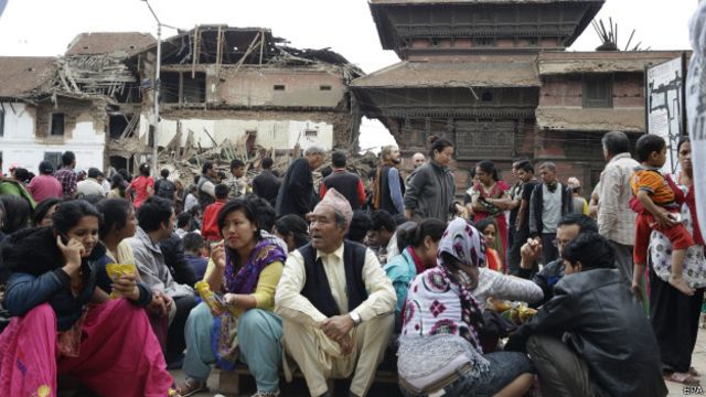 Terremoto en Nepal.