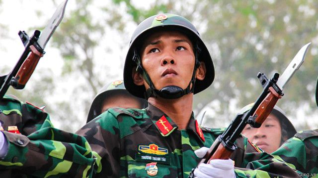 Các lực lượng vũ trang và chính quyền Việt Nam đang ráo riết chuẩn bị và thực tập diễu binh 'kỷ niệm 40 năm Đại thắng Mùa Xuân, Giải phóng Miền Nam, Thống nhất đát nước.'