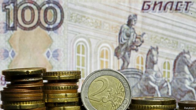 Рубль и евро