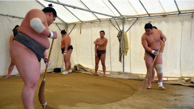 La brutal disciplina que convierte en campeón a un luchador de sumo - BBC  News Mundo