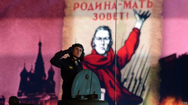 Т-34 на Параде Победы в 2015 году