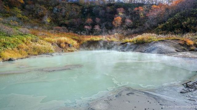 日本北海道的 地狱谷 c 英伦网