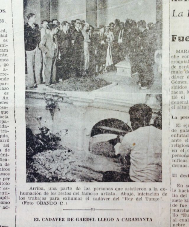 El Epico Viaje Del Cuerpo De Gardel Entre Medellin Y Buenos Aires Bbc News Mundo
