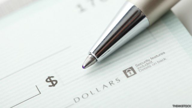 El mayor riesgo de usar cheques es para el vendedor.