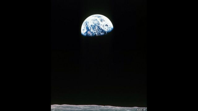 Earth from the Moon. NASA/ap