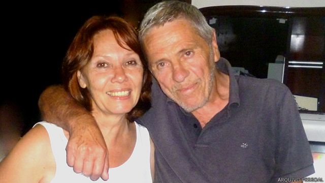 Amanda e o irmão, em retrato recente: deprimido, ele passou 10 anos desaparecido, sem contato com ninguém; após encontrá-lo, Amanda continuou o trabalho de buscas de outros desaparecidos