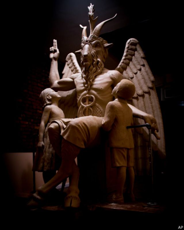 Estados Unidos: la escultura del diablo que develaron en Detroit - BBC News  Mundo