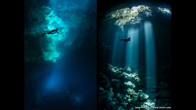 墨西哥水底岩洞之旅，攝影者：Terry Steeley