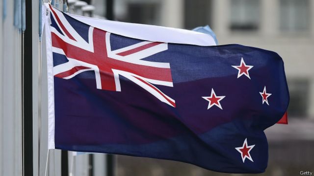 Bandera De Nueva Zelanda para Hombres Camiseta-Kiwi-NZ-Banderas País-Wellington