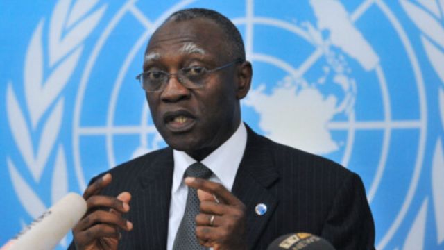 Babacar Gaye était chef de la MINUSCA depuis juillet 2014.