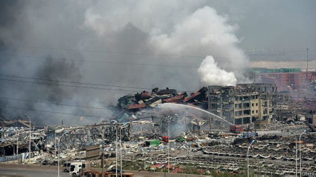 Пожар в Тяньцзине